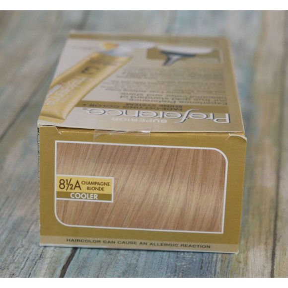 Loreal Superior Preference 8 1/2A Champagne Blonde Cooler Level 3 Permanent Dye - Picture 6 of 8